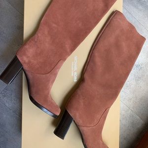 MichaelKorsCollection:Licienne Runway Auburn Suede